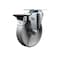 Service Caster 5'' Semi Steel Wheel Swivel Top Plate Caster with Posi Brake SCC-20S514-SSS-PLB - alternate 1
